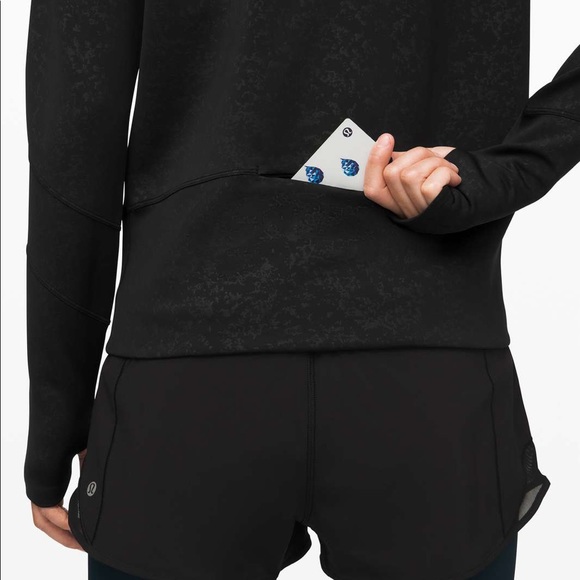 Lululemon Womens RunToReset 1/2 Zip Speckled Embos - Picture 4 of 9